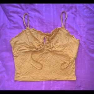 🌸2/$25🌸 Forever 21 Mustard Crop Top 💛🧡